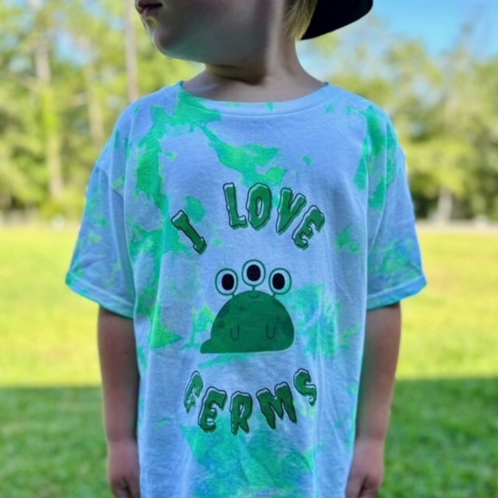 I love germs kid shirt